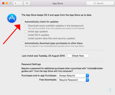 check for mac or chrome software updates